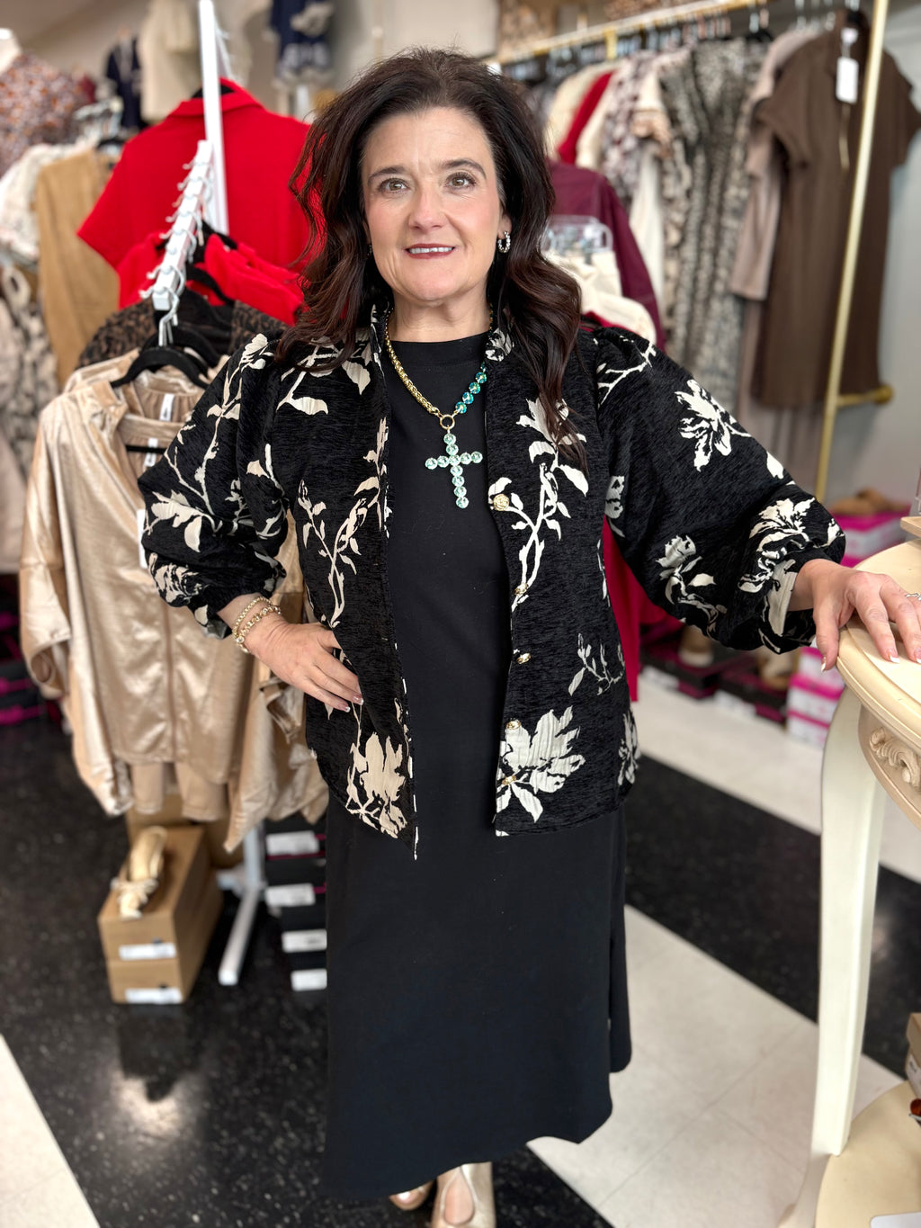 Celeste Jacquard Top