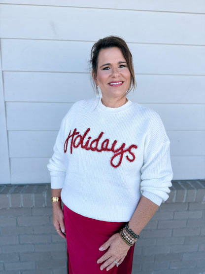 Glitter Holidays Sweater