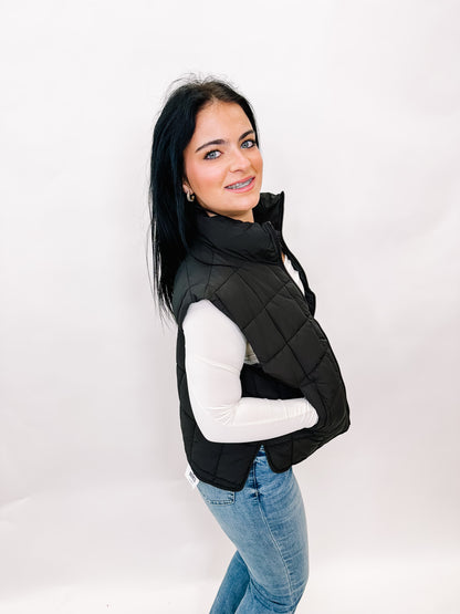 VJ Violet Puffer Vest
