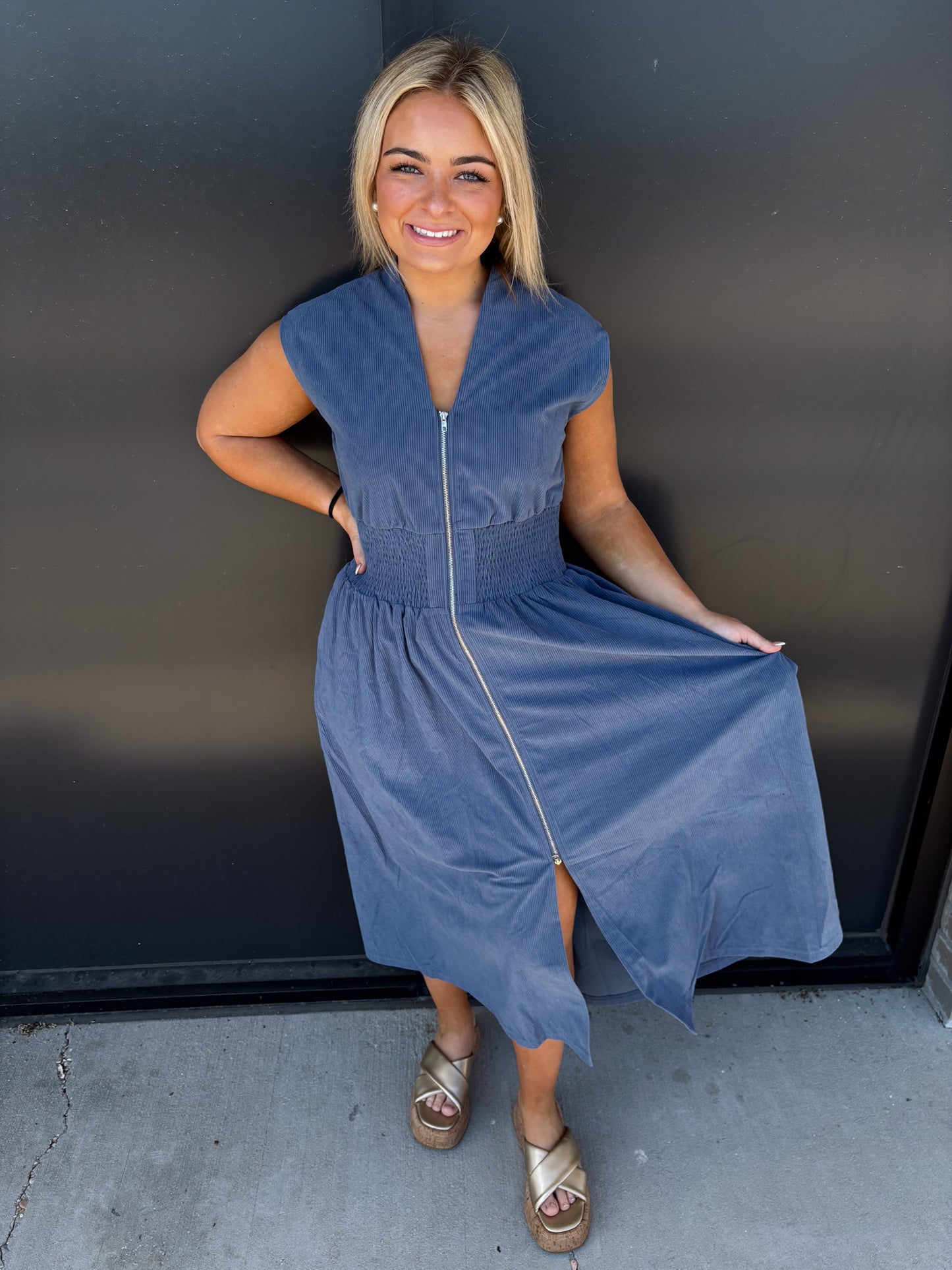 Corduroy Maxi Dress