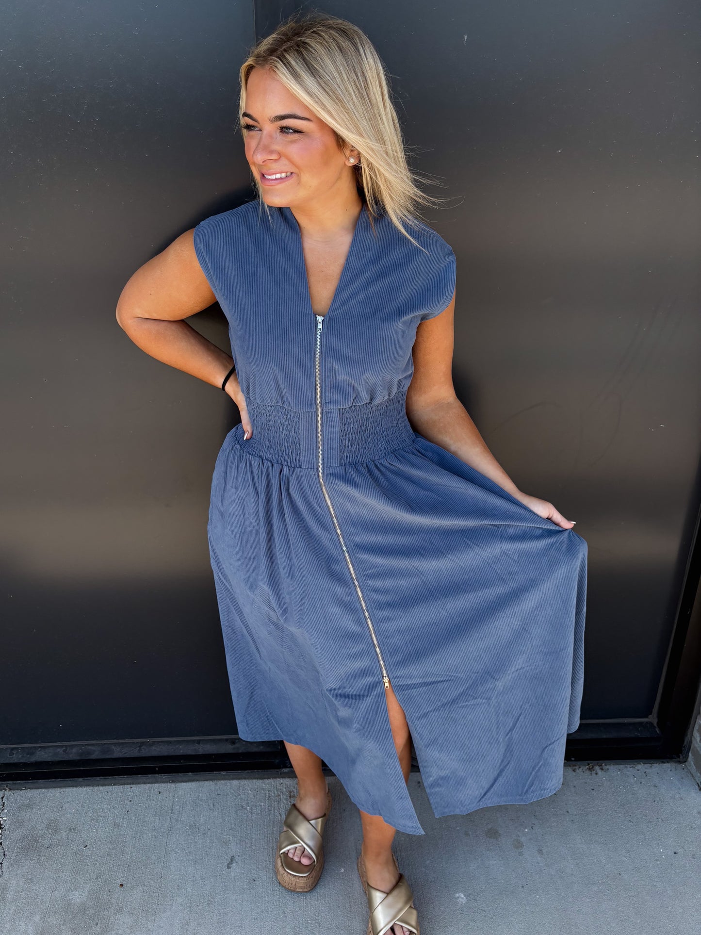 Corduroy Maxi Dress