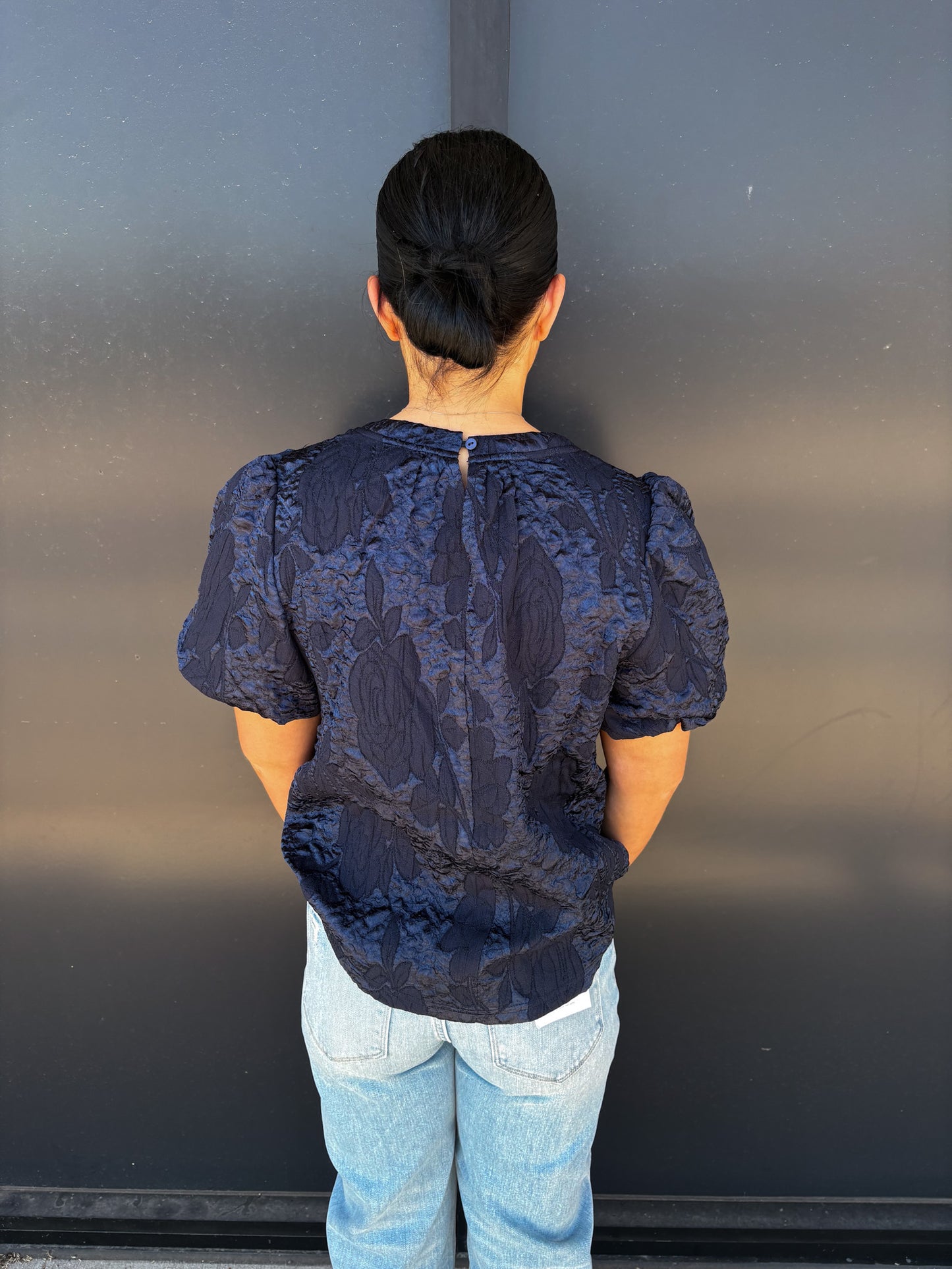 Floral Rosette Edit Top