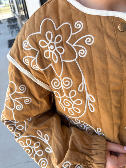 Embroidered Get Ready Jacket