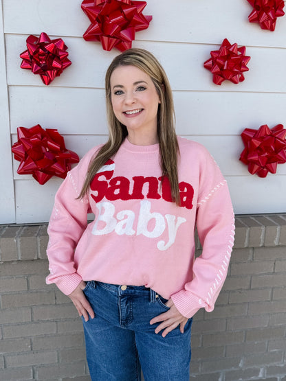 🎅 Santa Baby Knit Sweater