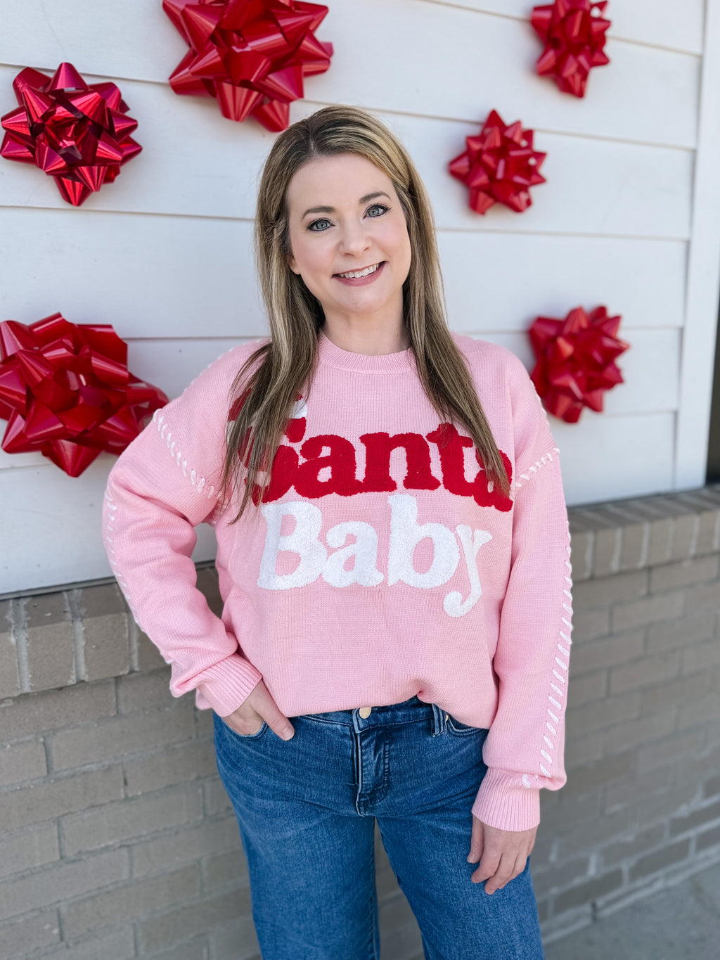 🎅 Santa Baby Knit Sweater