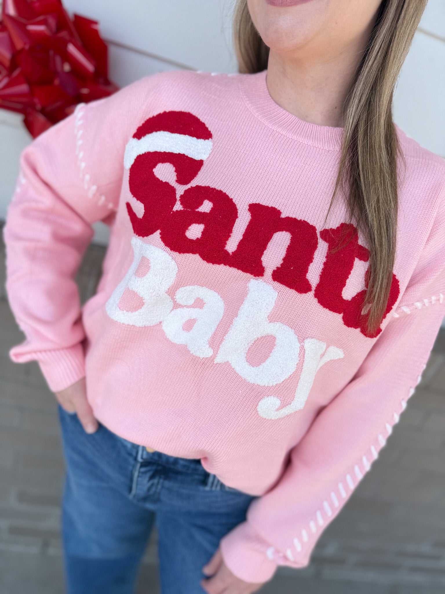 🎅 Santa Baby Knit Sweater