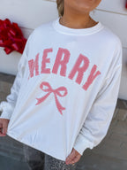 Plaid Merry Sweatshirt