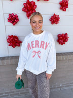 Plaid Merry Sweatshirt