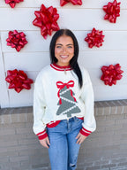 Plaid Christmas Tree Sweater🎄