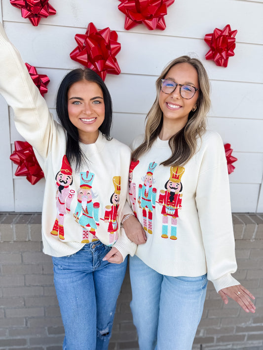 Three Nutcracker Sweater
