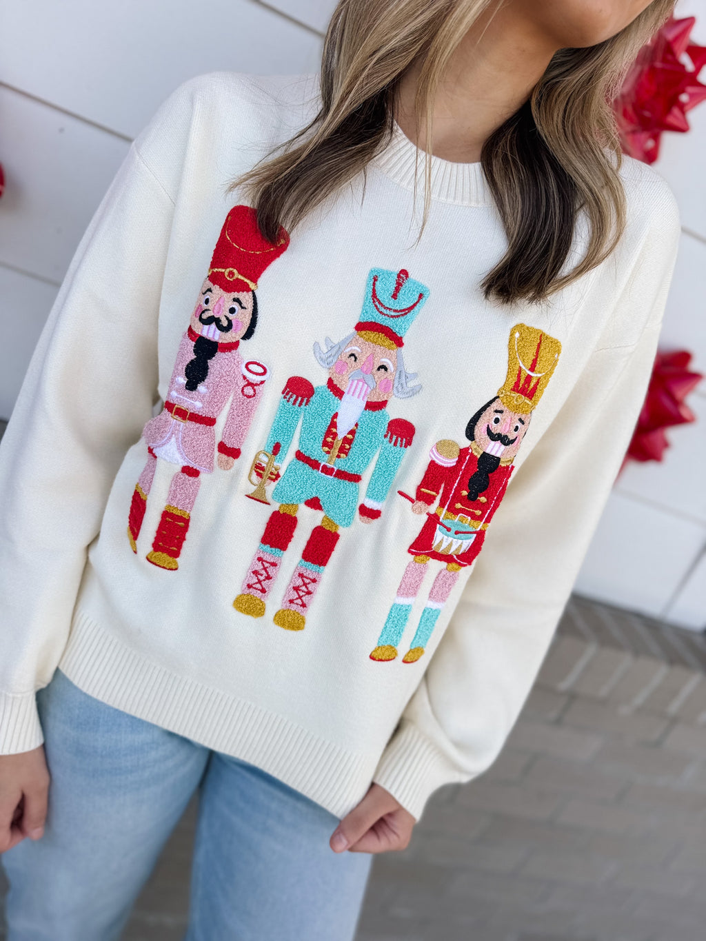 Three Nutcracker Sweater