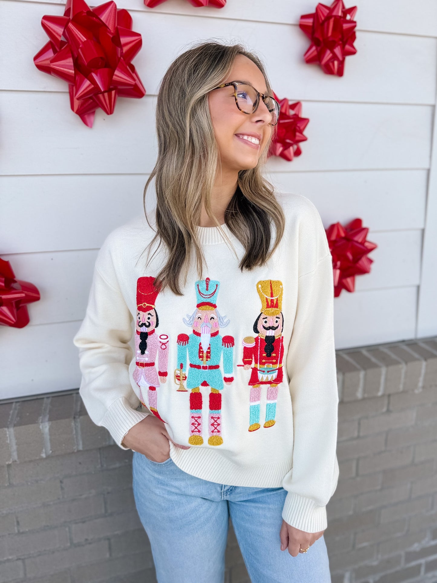 Three Nutcracker Sweater