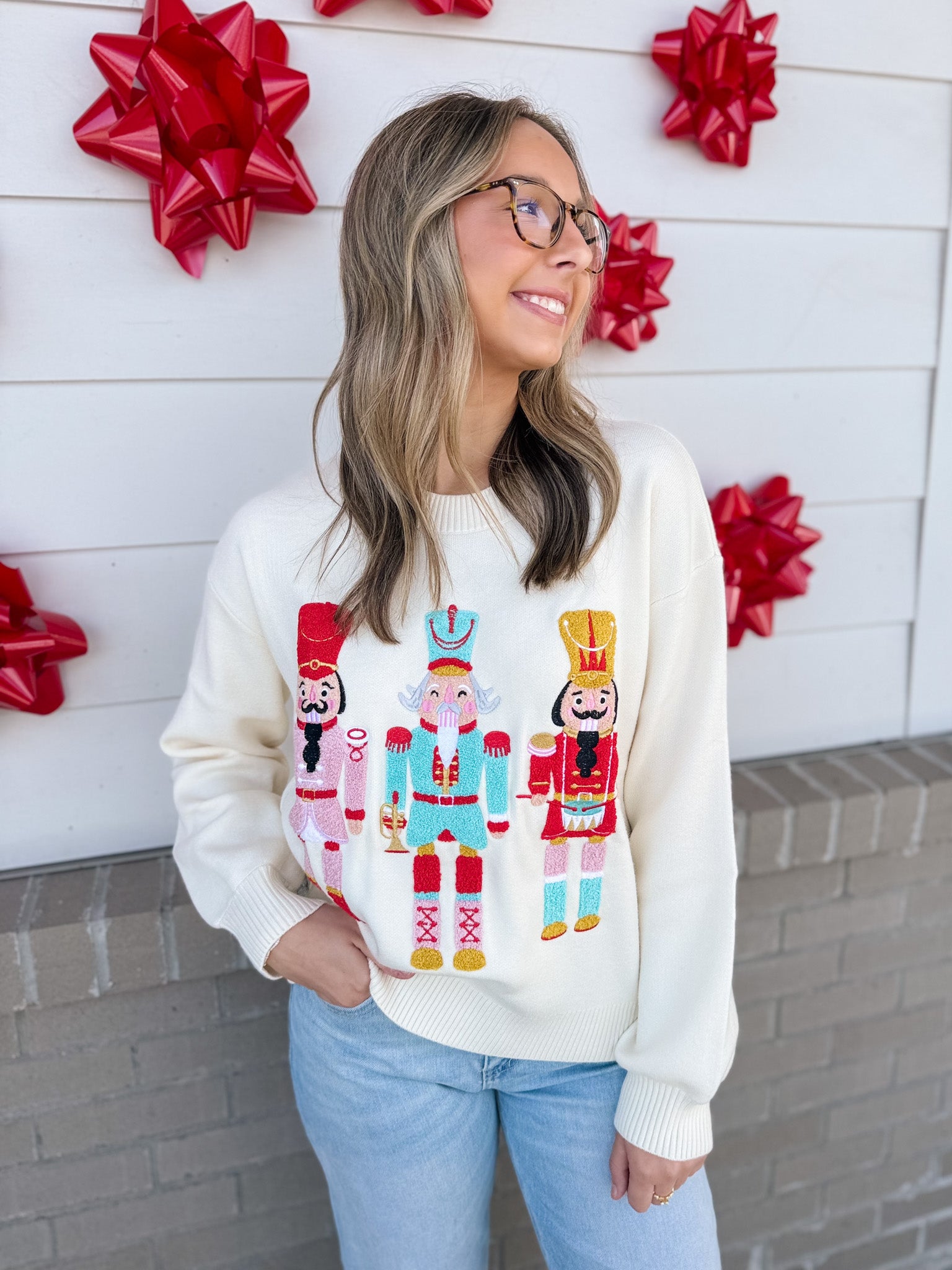 Three Nutcracker Sweater