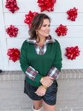 Juniper Plaid Pullover