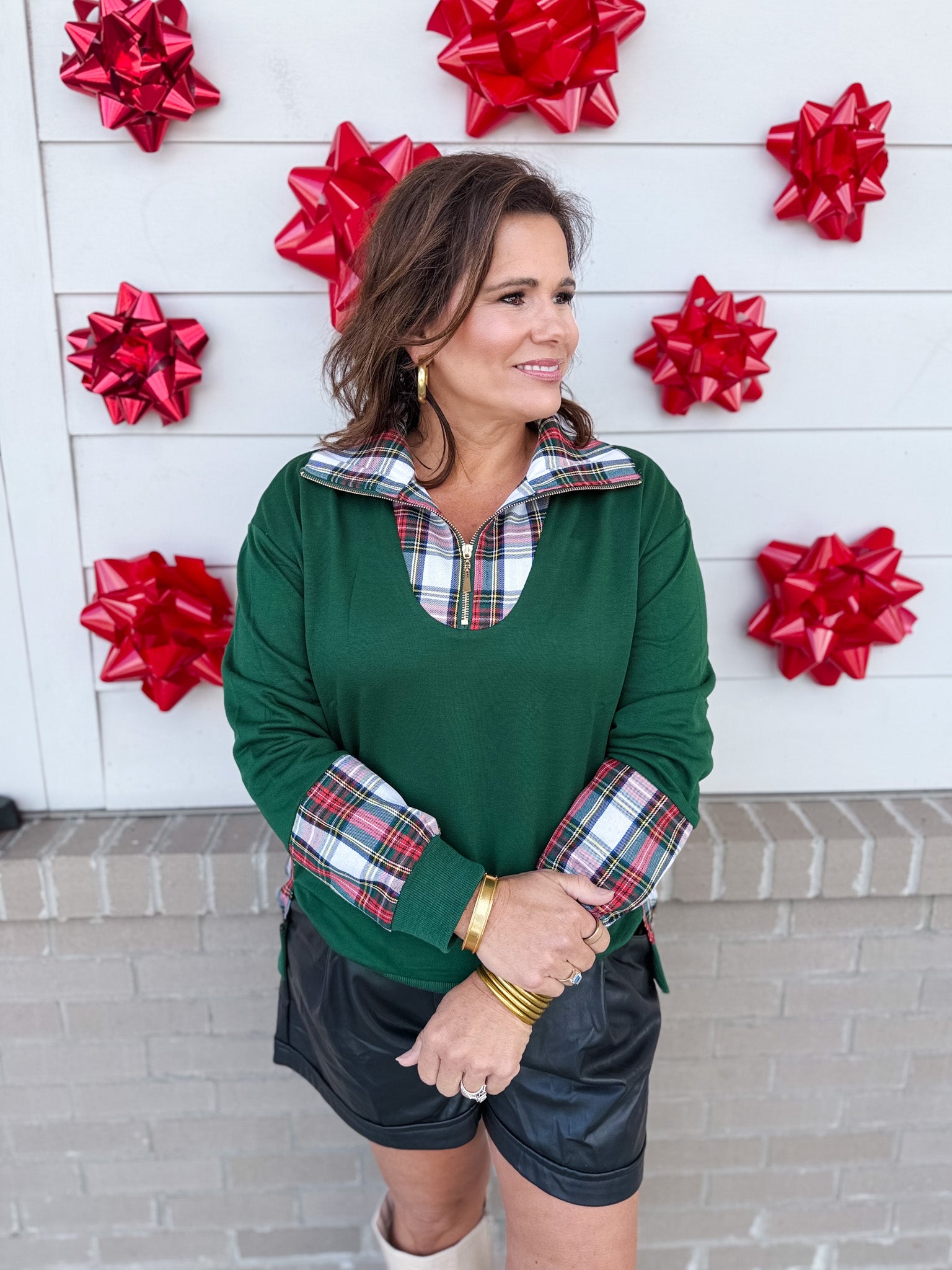 Juniper Plaid Pullover