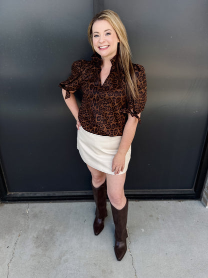 The Savannah Cheetah Print Top 🐆