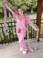 Jess Lea Bow Christmas Treat Ruffle PJ Set!