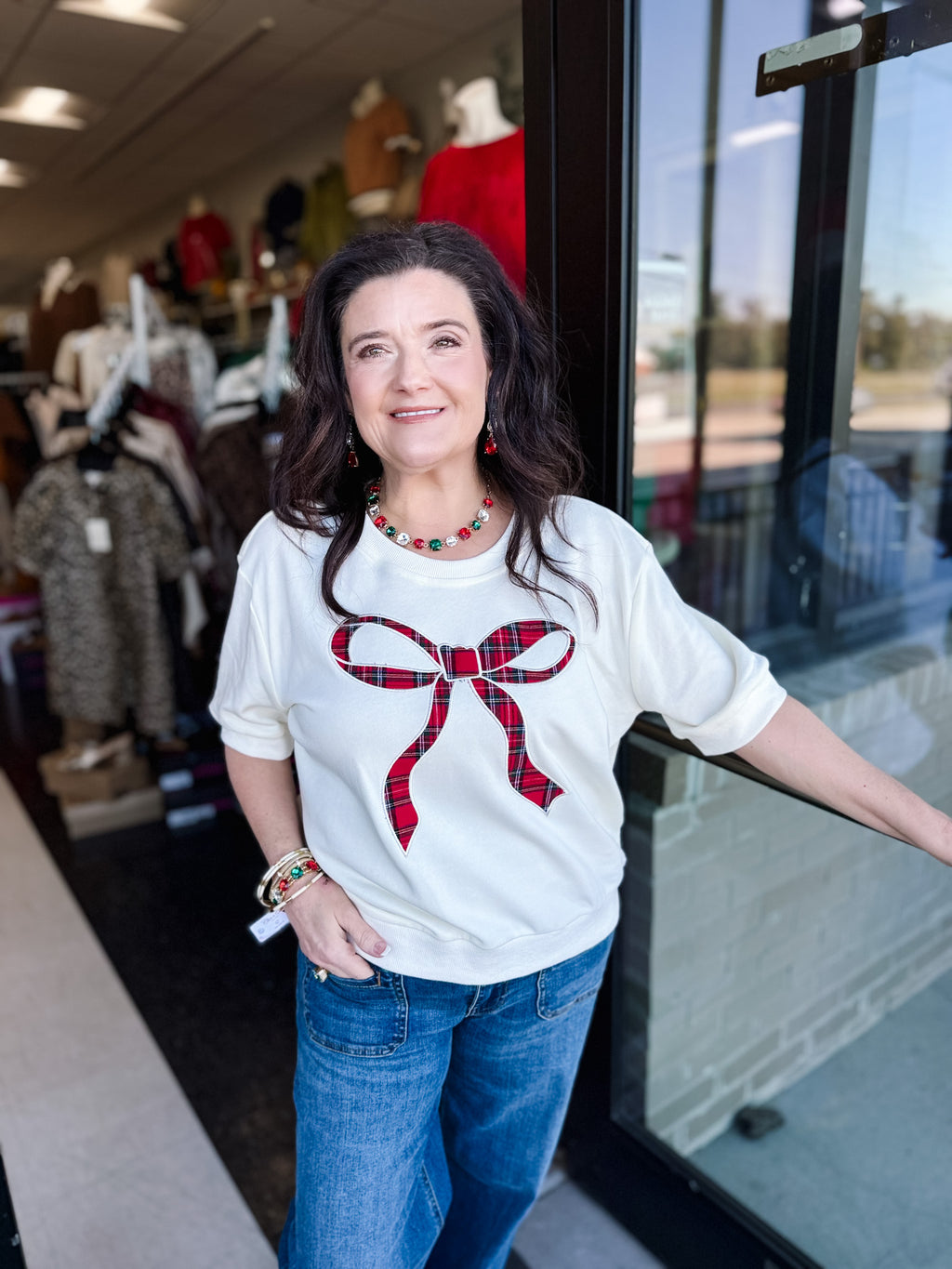 Tis The Season Sweater Top