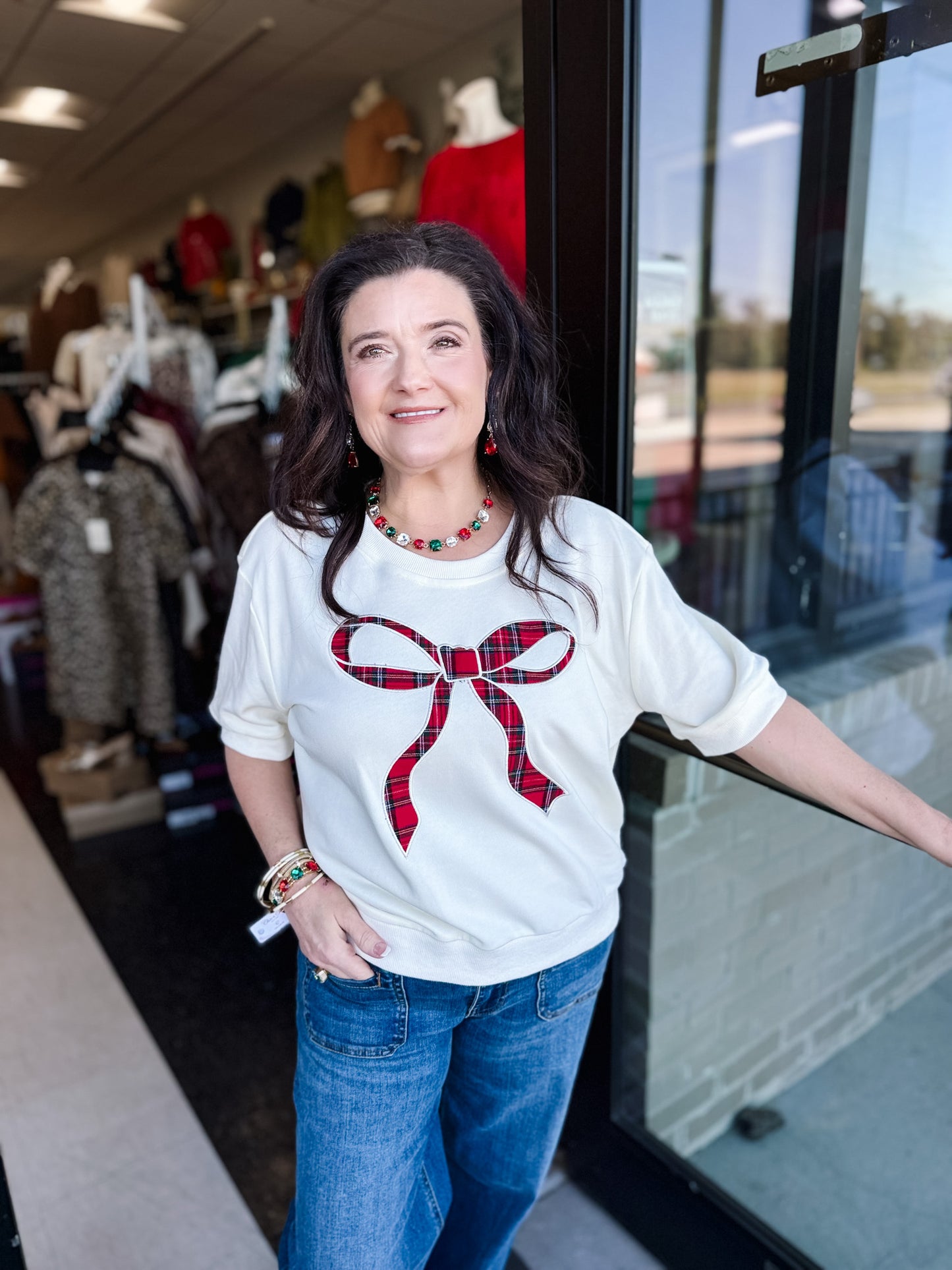 Tis The Season Sweater Top