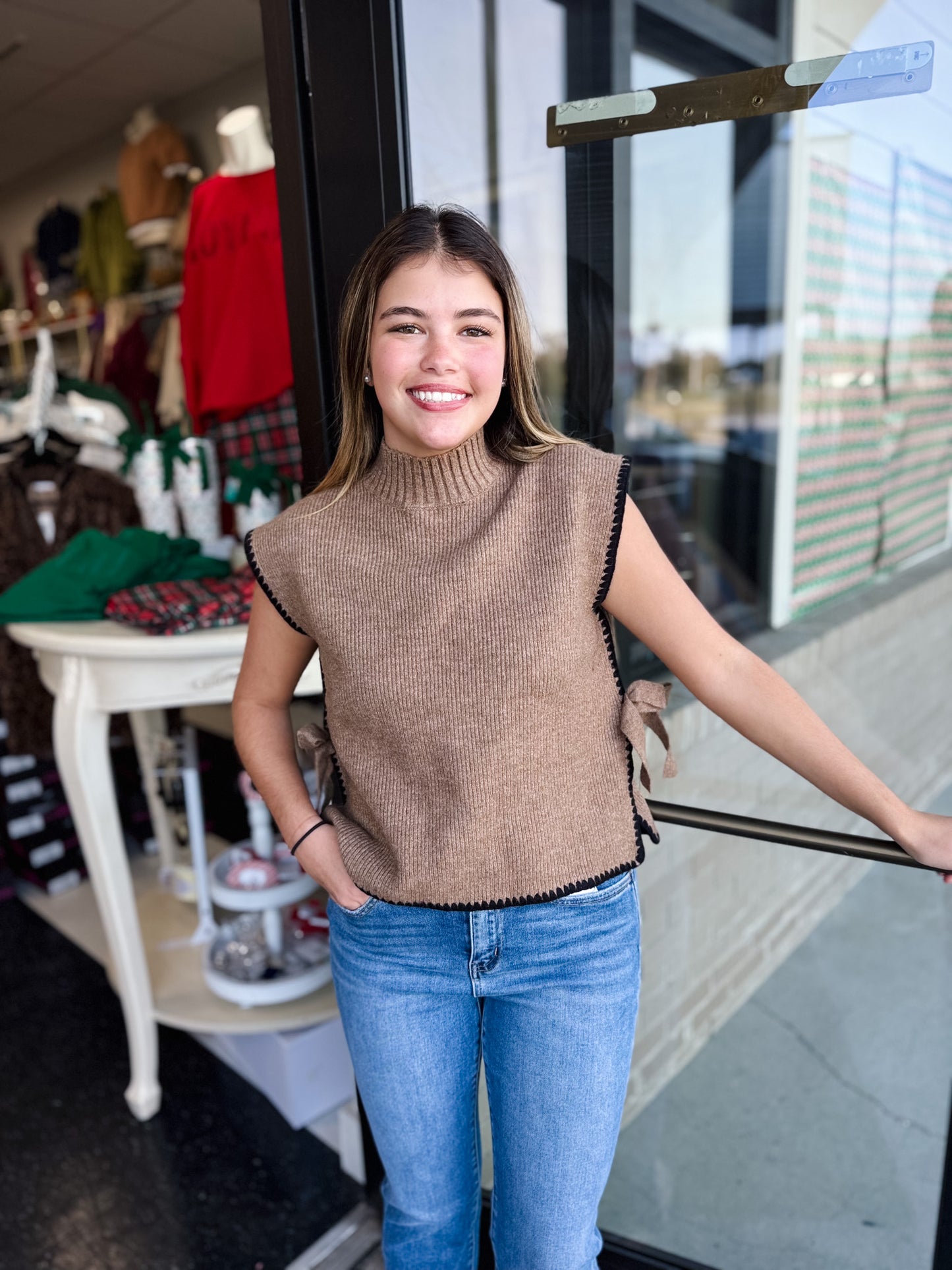 Elara Side-Tie Sweater