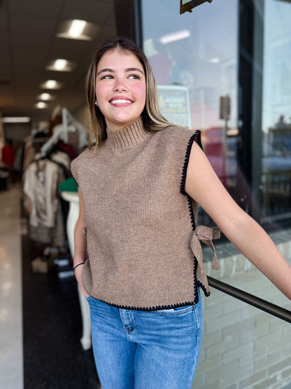 Elara Side-Tie Sweater