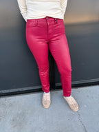 Slim Cropped Bootcut Pants