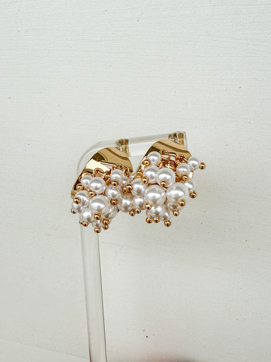 Pearl Mermaid Hoops