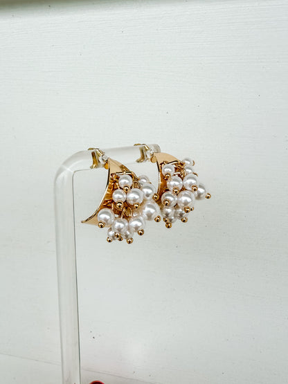 Pearl Mermaid Hoops