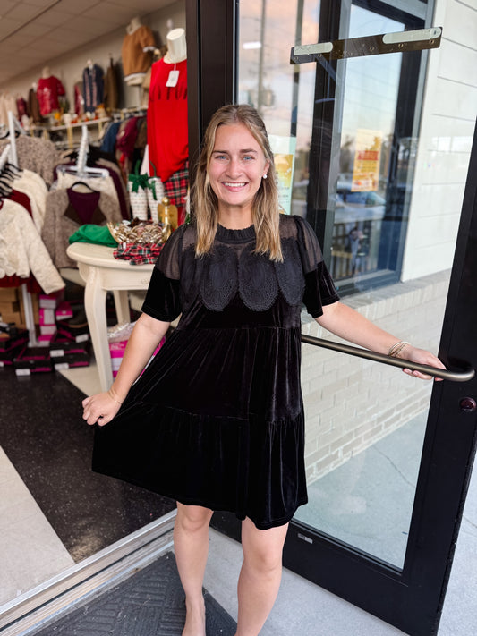 Black Velvet Dress