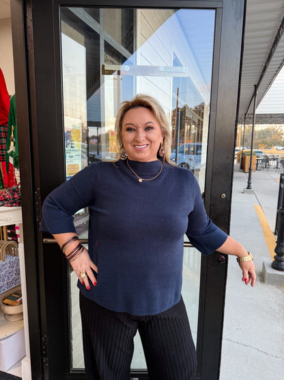 The Eloise Mock Neck Sweater