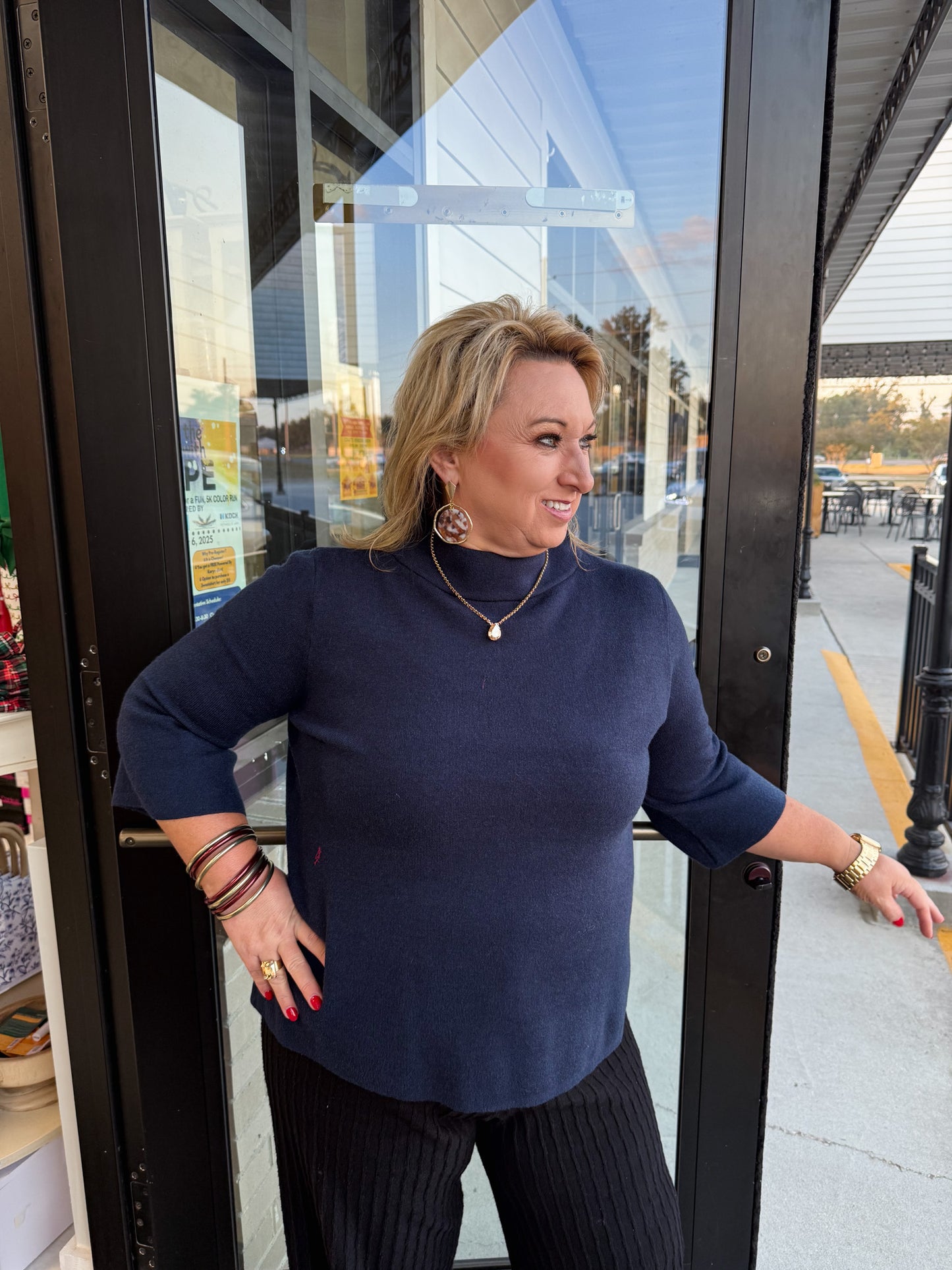 The Eloise Mock Neck Sweater