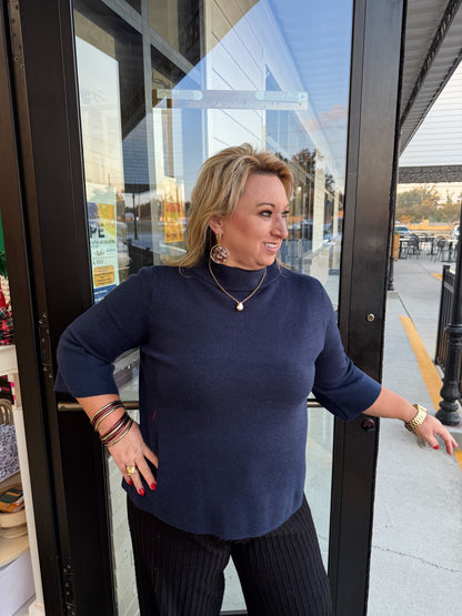 The Eloise Mock Neck Sweater