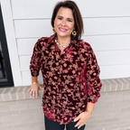 Velvet Burnout Top