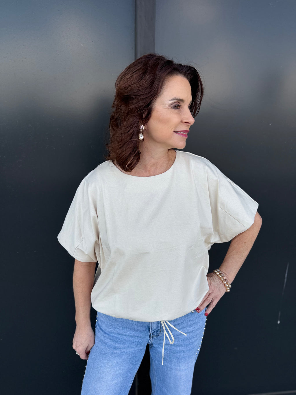 Willow Drawstring Top!