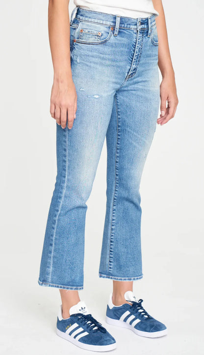 Shy Girl - Crop Flare Jeans