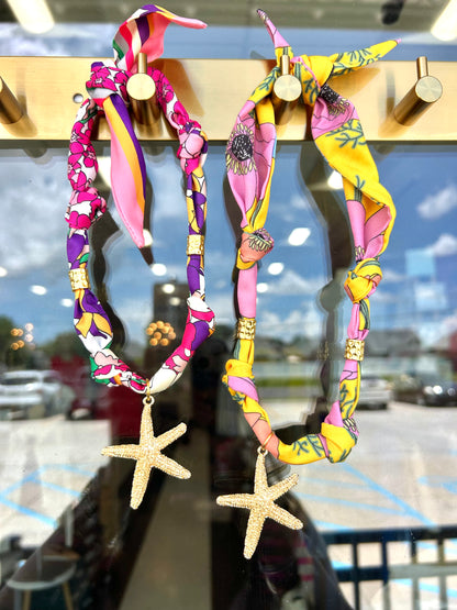 Starfish Scarf Necklace