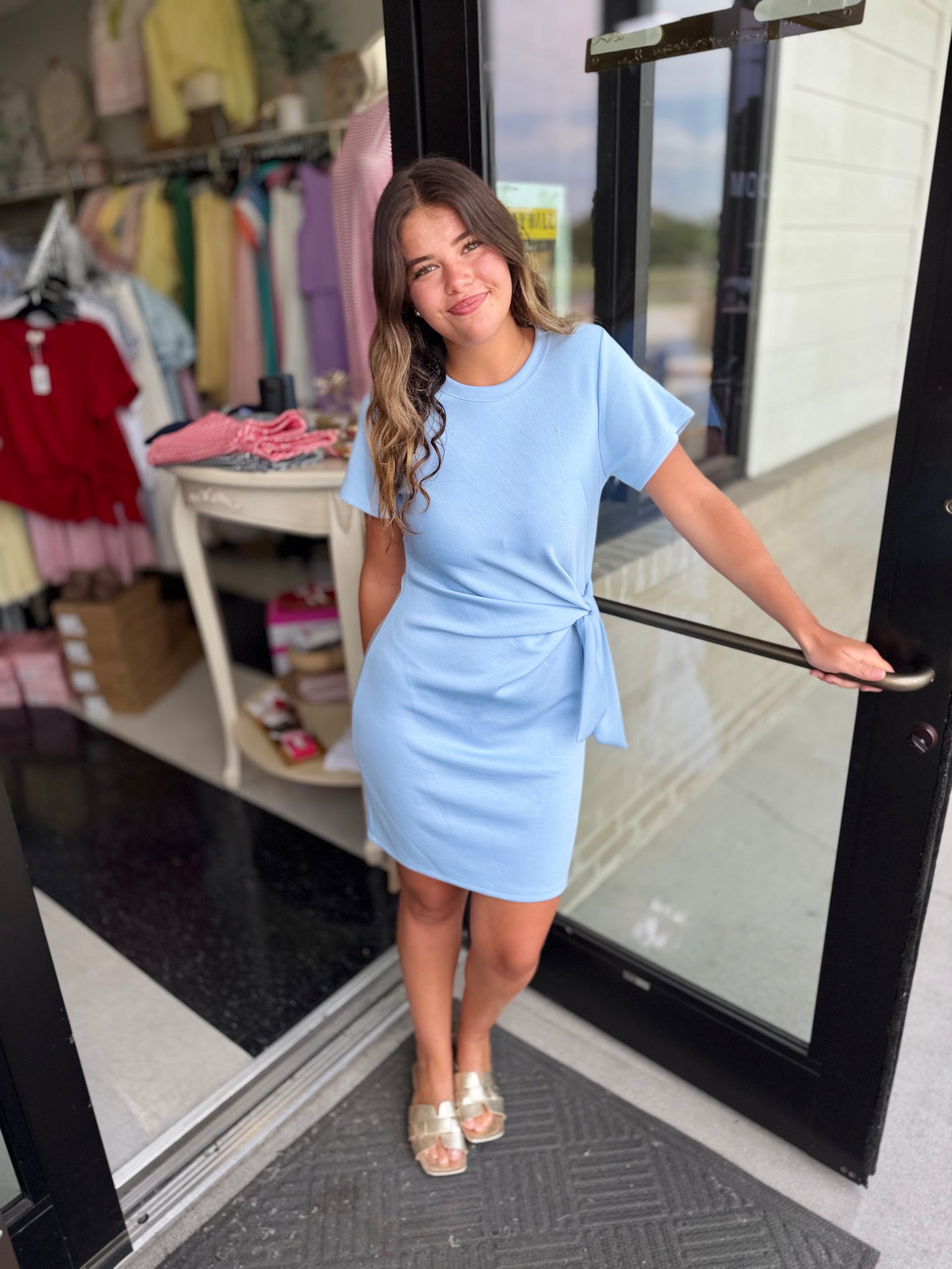 Side Tie T-Shirt Dress *☀️ – Bead Bloom