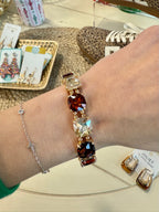 Multi Stone stretch bracelet!