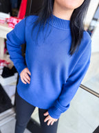 Refined Mock Neck Pullover!
