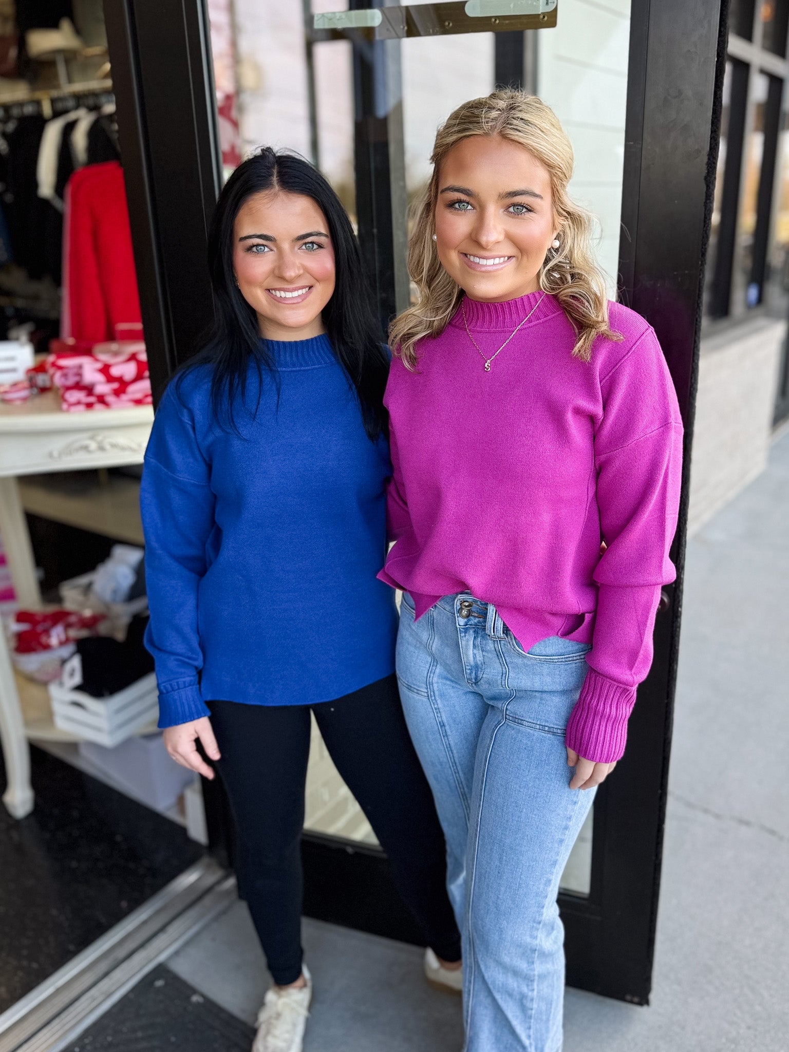 Refined Mock Neck Pullover!