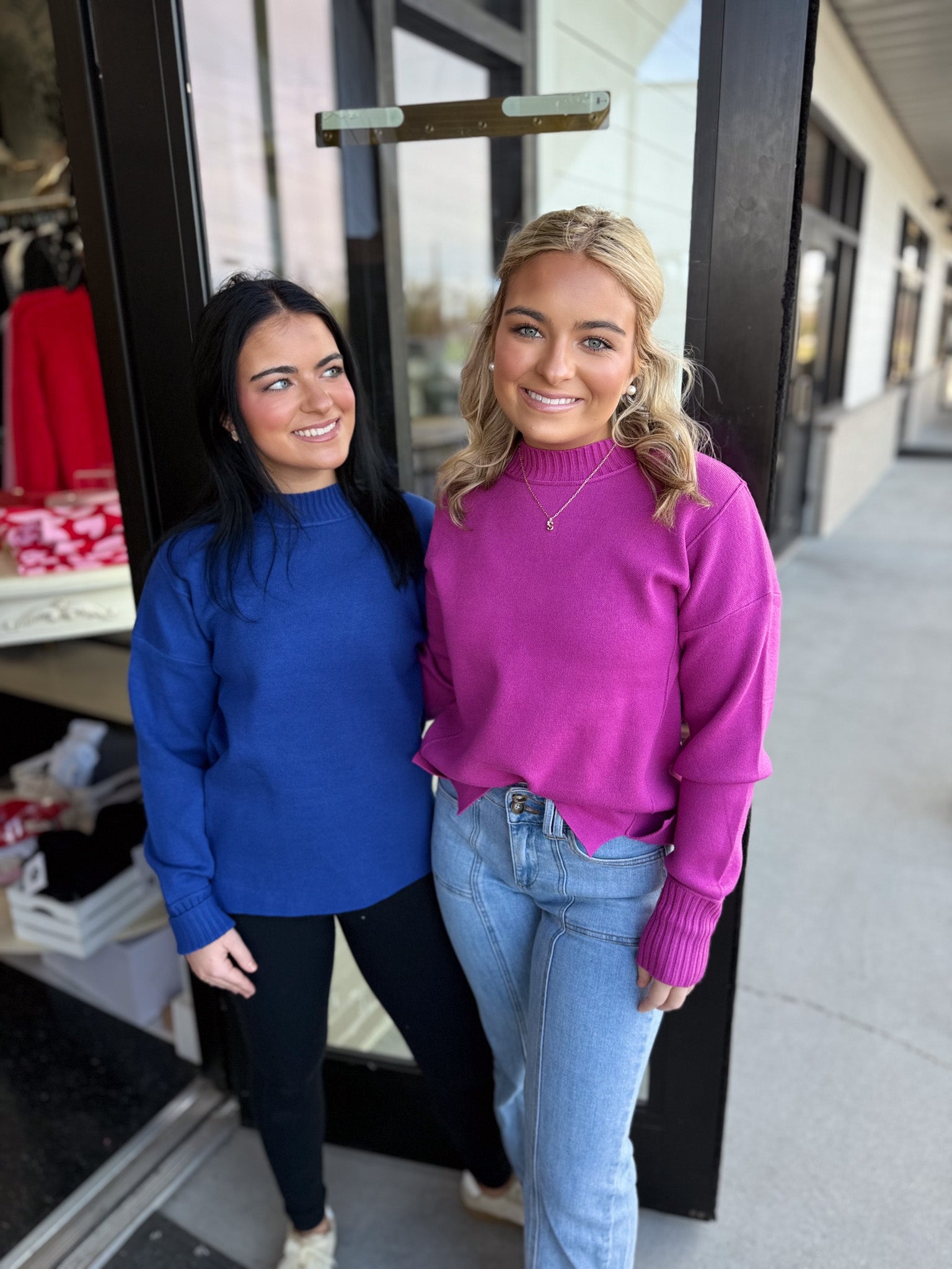 Refined Mock Neck Pullover!