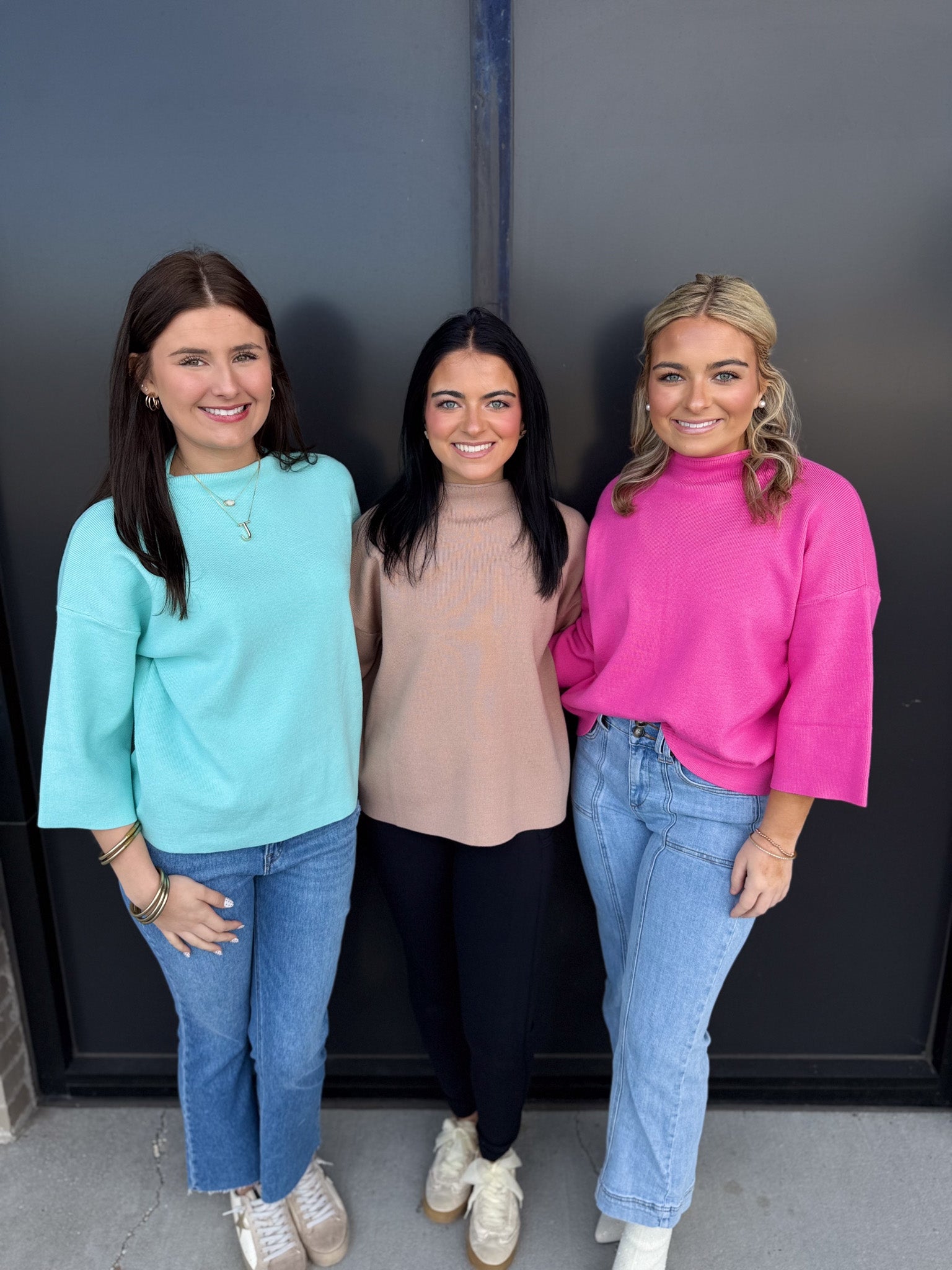 Modern Luxe Mock Neck Sweater!