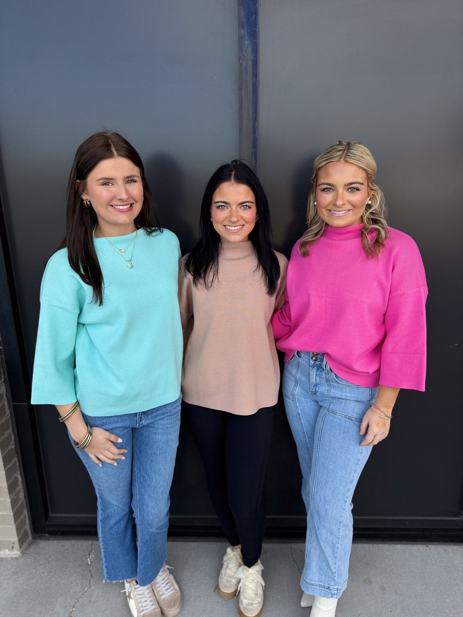 Modern Luxe Mock Neck Sweater!