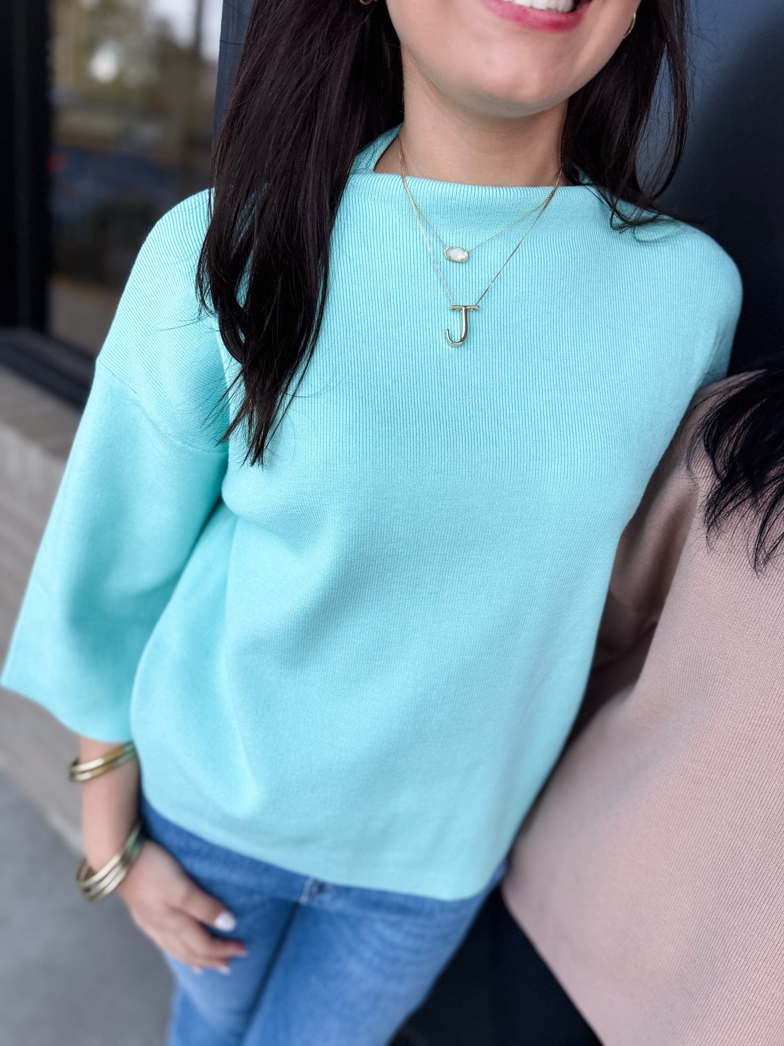 Modern Luxe Mock Neck Sweater!