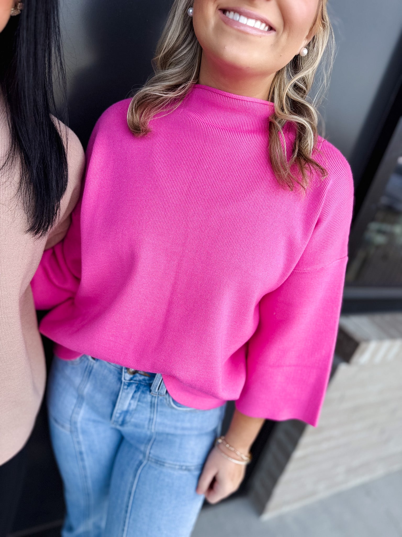 Modern Luxe Mock Neck Sweater!