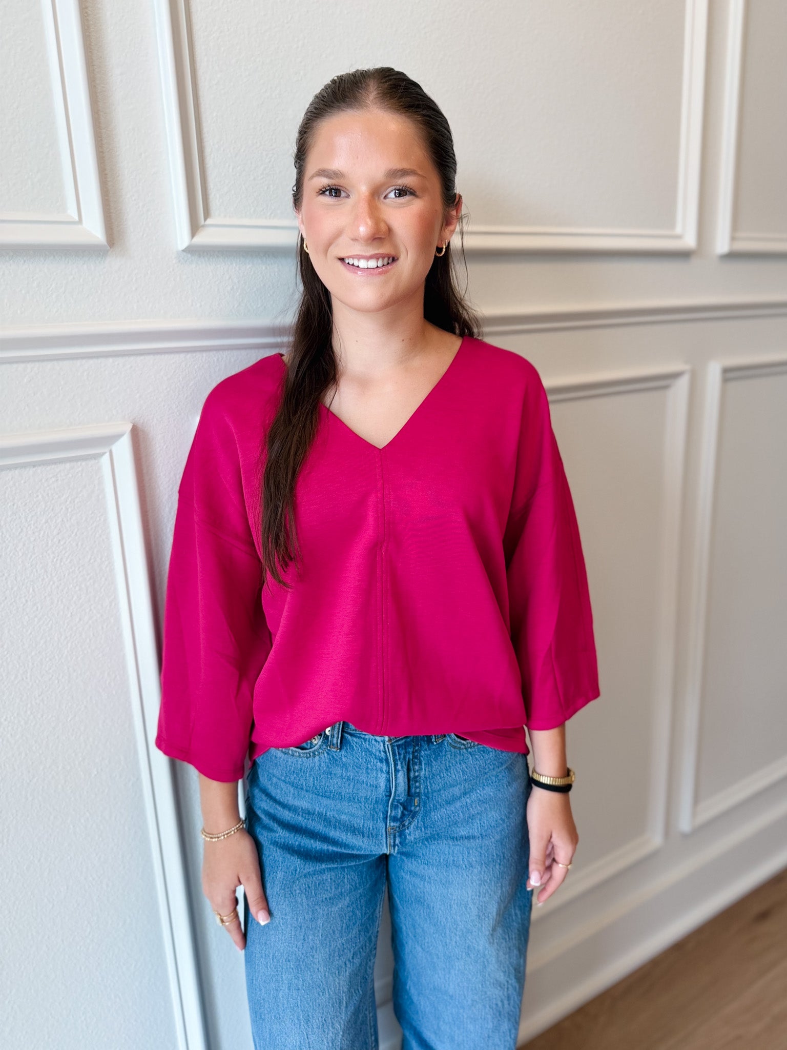 Everyday Comfort Soft V-Neck Top