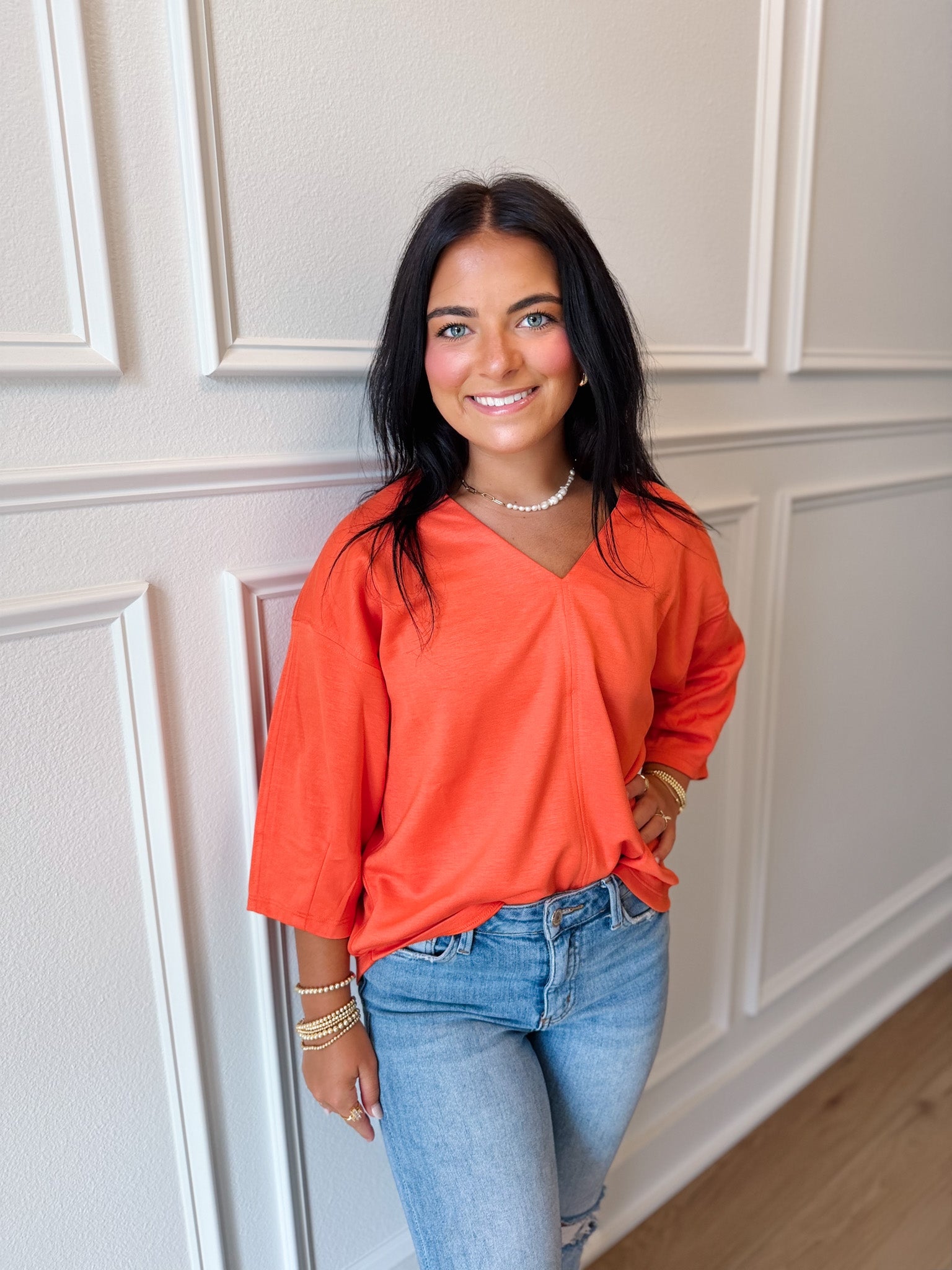 Everyday Comfort Soft V-Neck Top