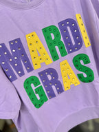 💜 Mardi Gras Oversized Graphic Tee 💚