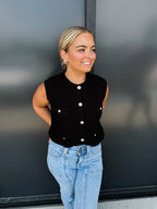 BP Natalie Sleeveless Cardigan