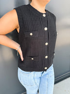 BP Natalie Sleeveless Cardigan